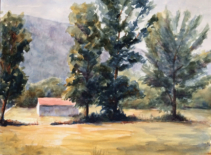 Barn seen from Moody Bridge Road